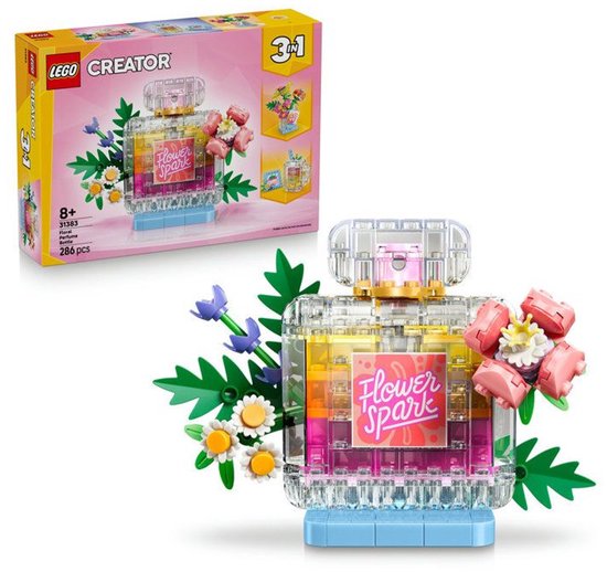 LEGO Creator 3in1 Parfumfles met Bloemen Speelgoed voor Kinderen en Kinderkamer Decoratie 31383