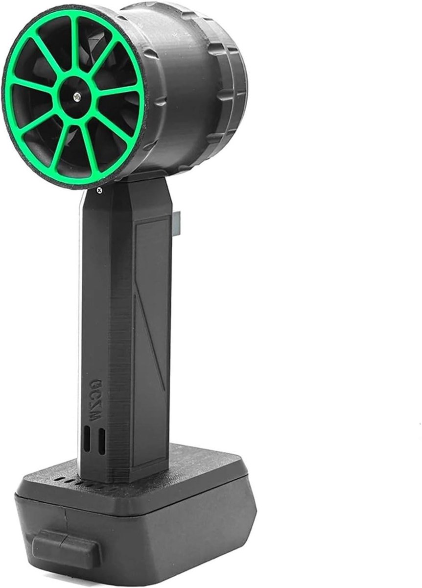 Krachtige Turbo Ventilator - Luchtdroger Jet Fan - Stof Verwijderen - Borstelloze Motor - 1000g Stuwkracht - Zwart