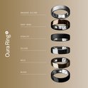 Oura Ring 5 modellen: Geborsteld zilver, diep roze, stealth, zilver, goud en zwart.