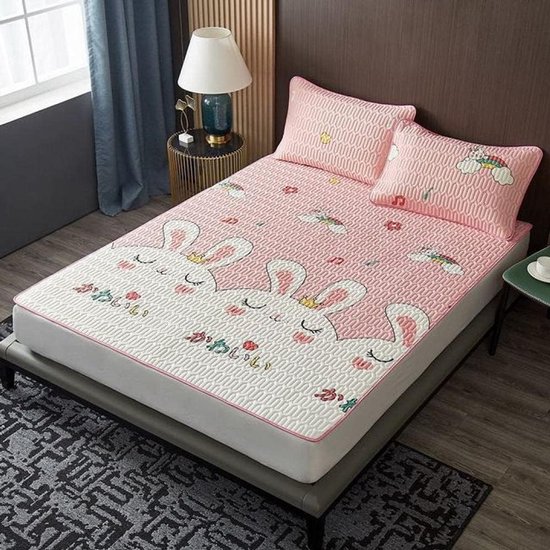 Zomer Mat - Koelmat Bed - Koel Slapen - Ademend Materiaal - 150x200cm - Stijl 4 — afbeelding 5