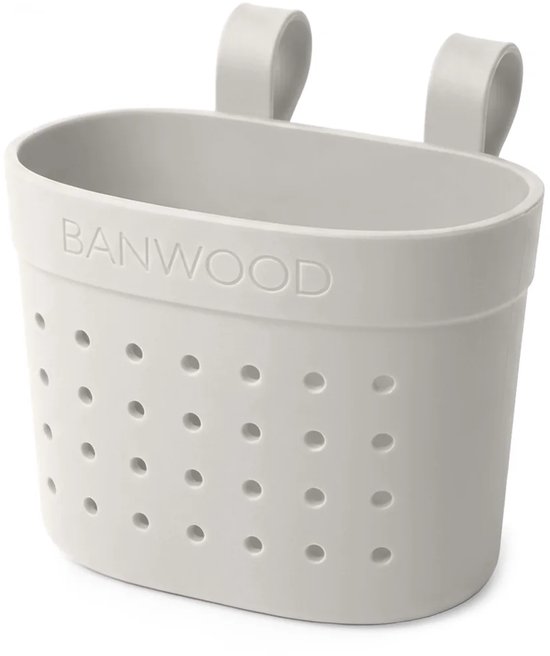 Banwood - Pin & Ride basket - Fietsmandje - Mandje voor stepjes - Ivory