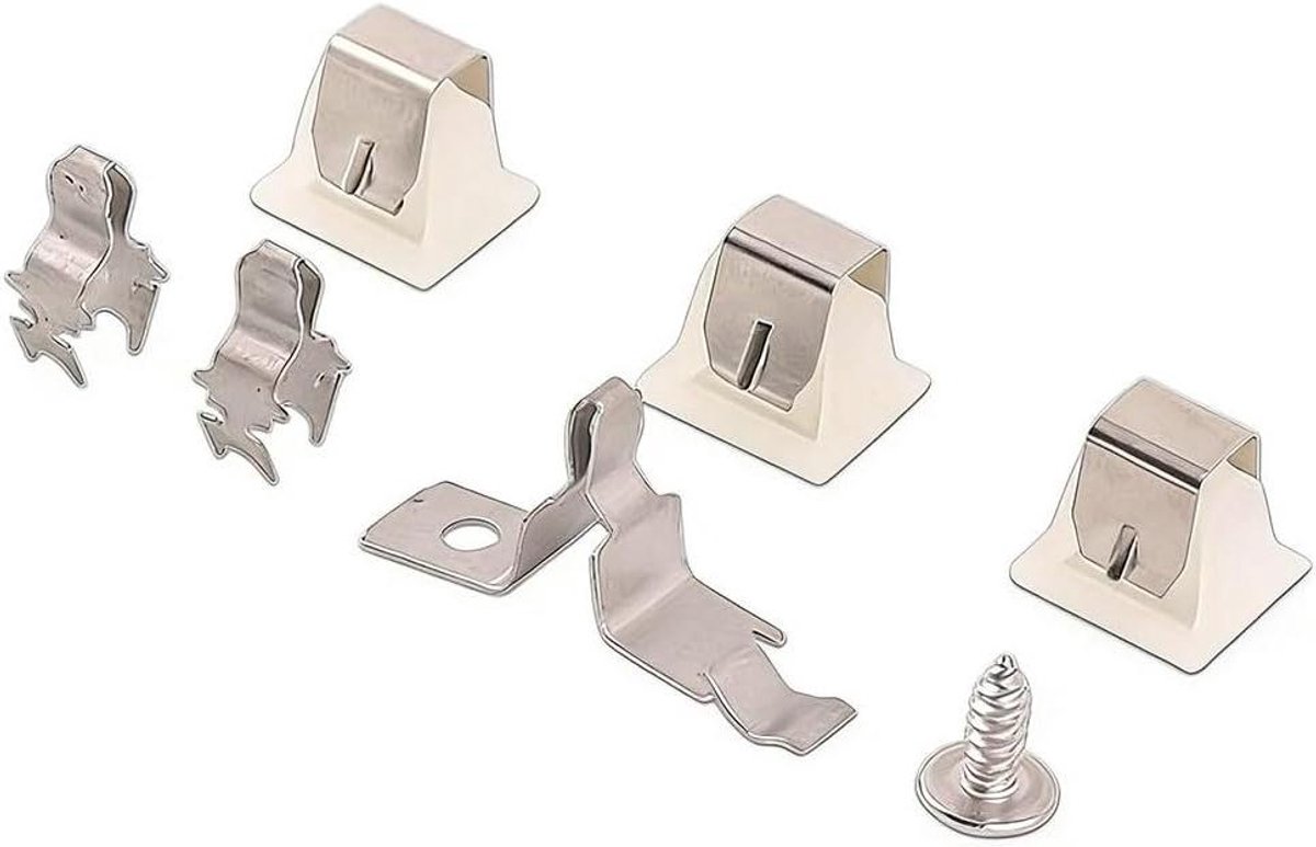 Droger deurvergrendeling Deur sluiting Apparaat reparatie Metalen constructie 10 x 6 x 4 cm Zilver