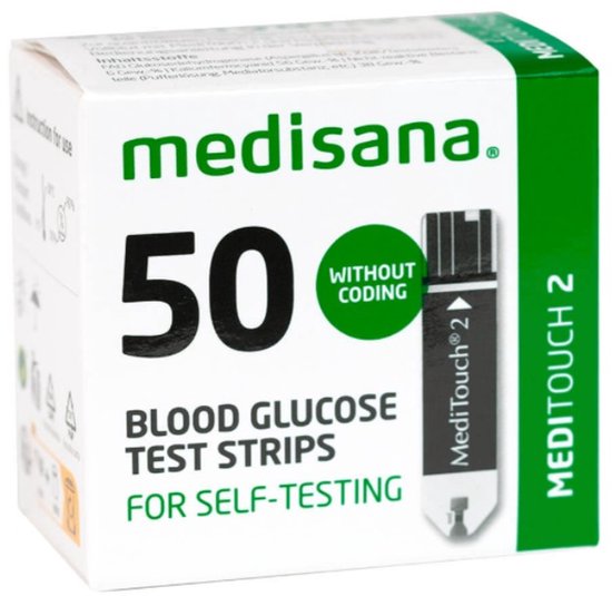 medisana MediTouch2 Bloedglucose teststrips