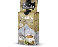 Aladeeb Premium - Turkse Koffie - Extra Kardemom - Medium Geroosterd - 500 gr