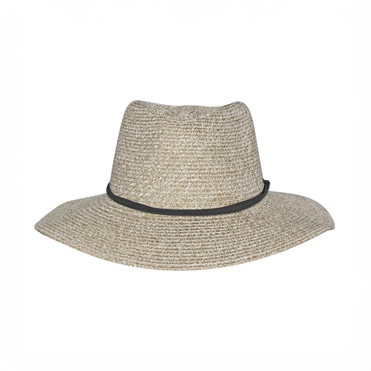 Fedora Hoed Dames & Heren - Summer Zonnehoed met Suède Band - UV Werend UPF50+ - Maat: M-L: 57 cm - Taupe