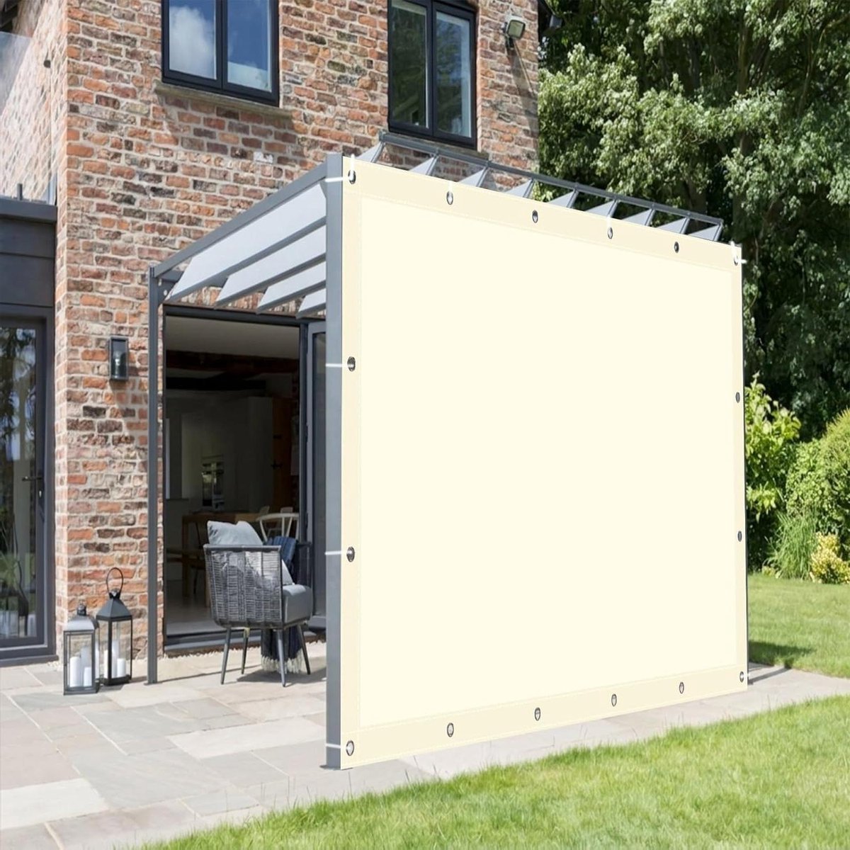 Schaduwdoek Waterdicht - Zonnezeil Tuin - Buiten Ontspannen - UV-Bescherming - 400 x 500 c