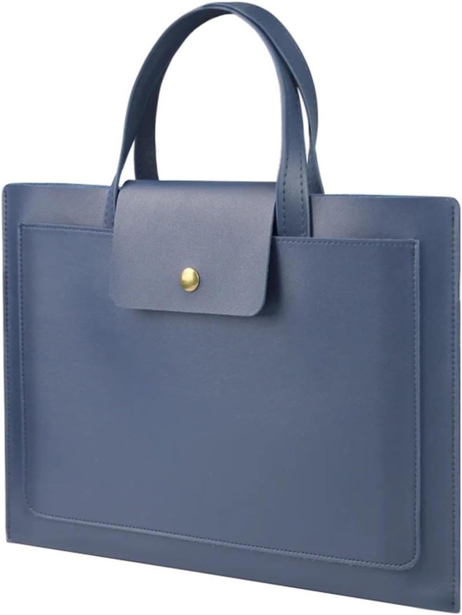 Laptop Tas - Beschermhoes Tablet - Zakelijk Gebruik - Ultradun Ontwerp - 15 Inch - Marineblauw