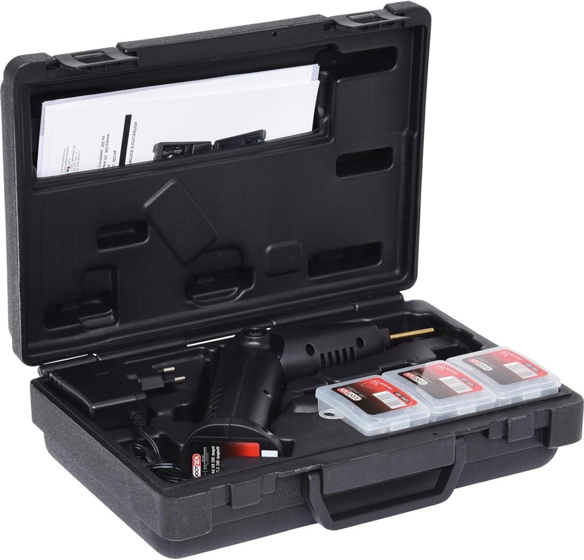 Kunststof reparatieset - Reparatieset - Kunststof herstellen - Draadloos en netvoeding - 302 delig - Transparant