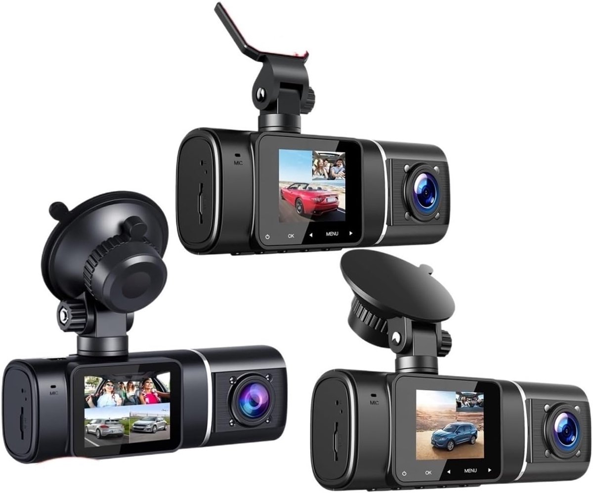 Dubbele Dashcam - Auto Camera - Veilig Rijden - Nachtzicht & Parkeerhulp - 1080p HD - Zwart – foto 7