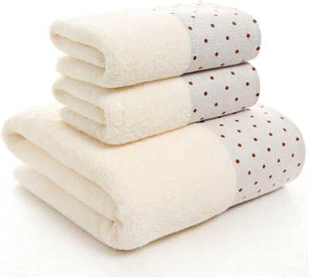 Handdoekenset 3-Delig - Katoenen set - Dagelijks gebruik - Sterk absorberend - 70x140cm - 