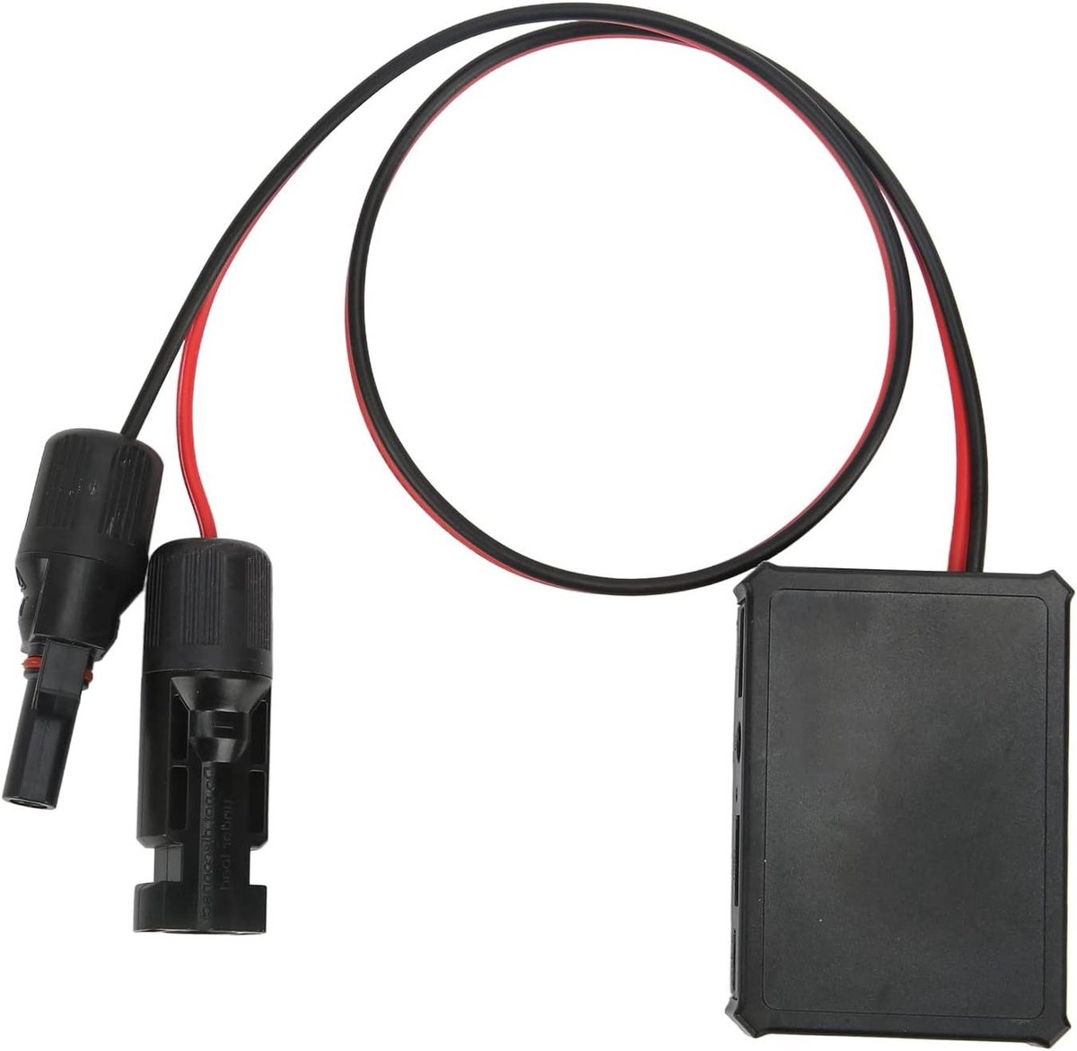 Zonnepaneel Spanningsstabilisator - Zonne-energie Adapter - Apparaten Opladen - Meerdere Interfaces - 11 x 11 x 3 cm - Zwart