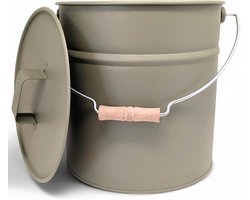 DailySupplies® Emmer Met Deksel – Asemmer – Kolenemmer