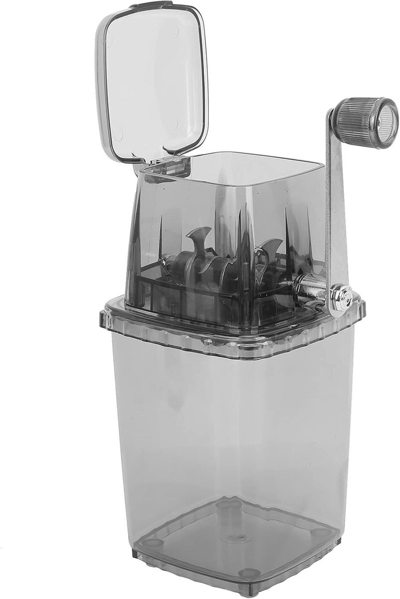 Handmatige IJsbreker - Aas Maker - Vissen Voorbereiden - Grote Opslagcapaciteit - 1.2 Liter - Wit