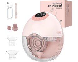 Elektrische Borstkolf - Draagbare Kolf - Moedermelk Afkolven - Handsfree Ontwerp - 160 ml - Wit