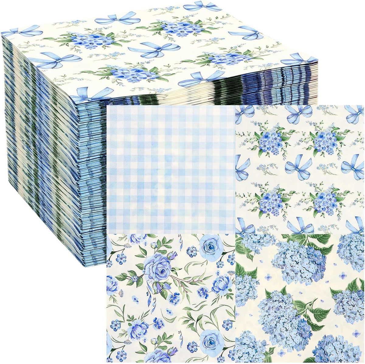 Servetten Papieren - Servetten - Tafel Servetten - Papier - Papieren Wegwerp Servetjes - Feestservetten - Voorjaar Servetten - Lunch/Diner Tafel Decoratie - Kleurrijk - 33 x 33 cm - 100 Stuks - van Imperatoris
