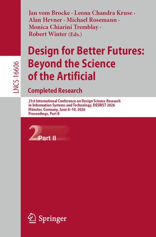 Lecture Notes in Computer Science16606- Design for Better Fu ... - cover