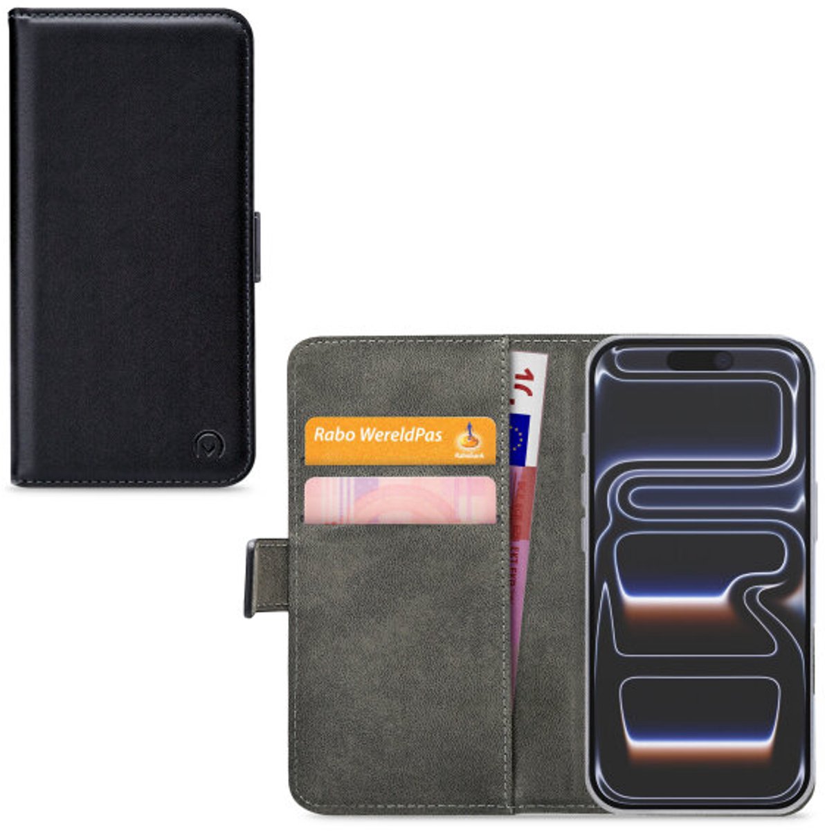 Mobilize Classic Gelly Wallet Book Case Apple iPhone 17 Pro Max/18 Pro Max Black