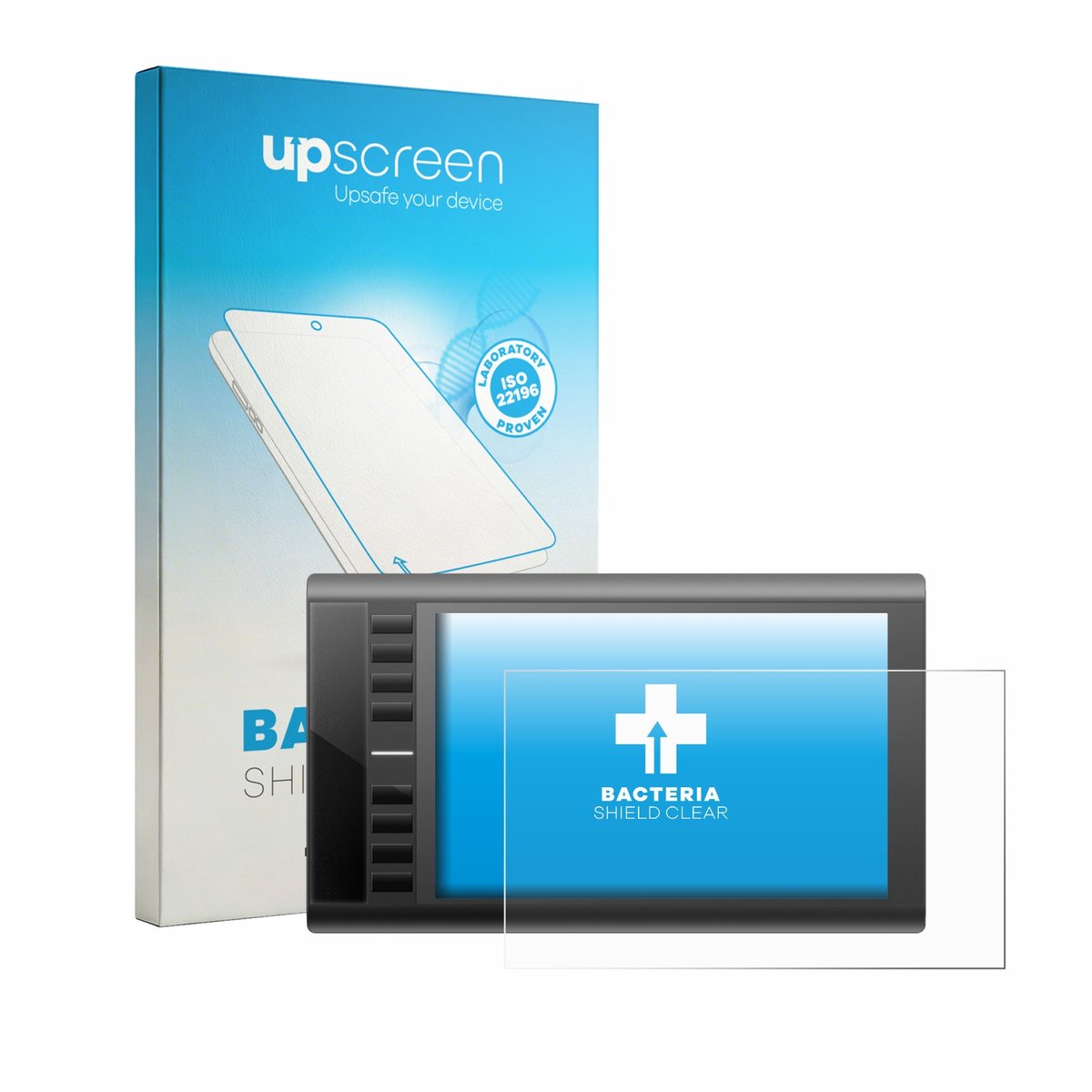 upscreen - Screenprotector voor Ugee M708 - Folie Beschermfolie transparant antibacterieel