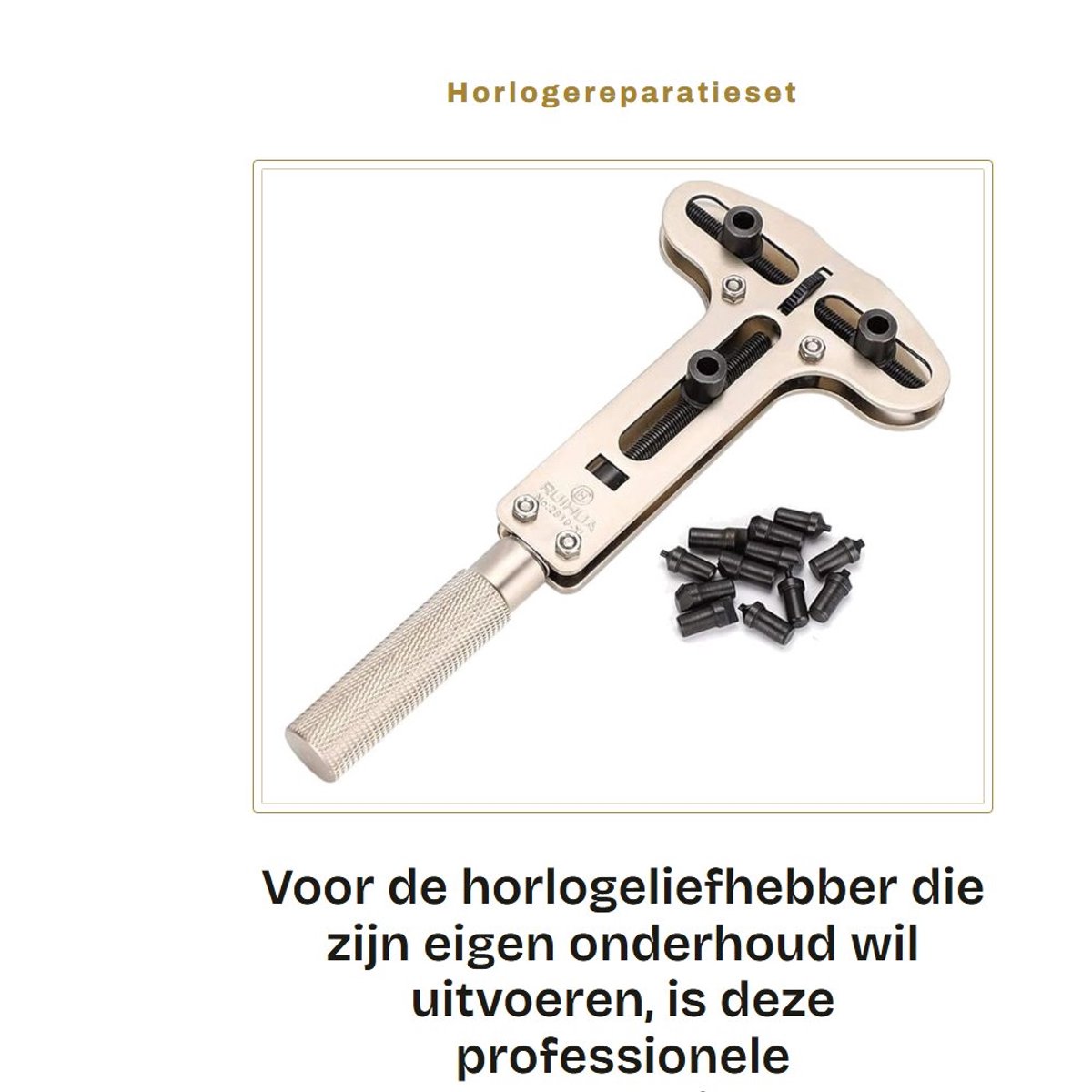 Dailygoods- Horlogereparatieset Professionele Gereedschappen - Horloge Opener - Horloge Schroevendraaierset - Horloge Inkorter - Veerpennen Gereedschap - Inclusief Etui