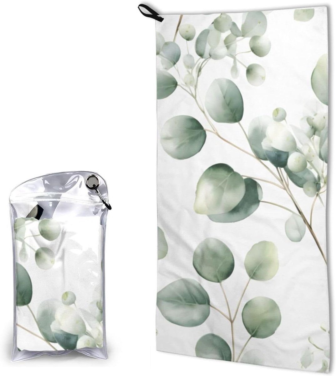 Microvezel Handdoek - Sneldrogende Handdoek Strandlaken - Sport en Reizen - Compact en Lichtgewicht - 80 x 40 cm - Meerkleurig