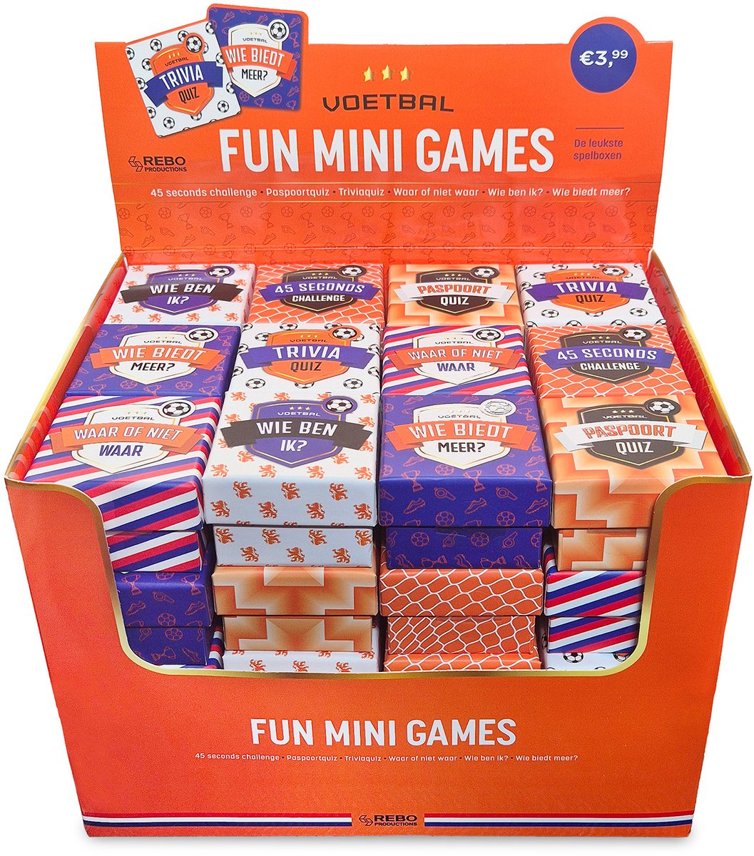 Voetbal - Fun mini games display