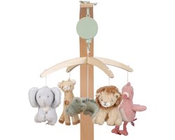 Little Dutch Safari Friends Houten Muziekmobiel