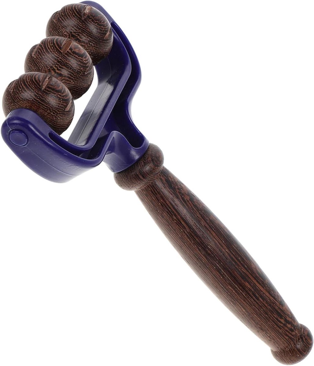 Massage Roller Stick - Houten Stimulator - Spierontspanning Thuis - Diepe Weefsel Verlichting - 18 x 9 x 2 cm