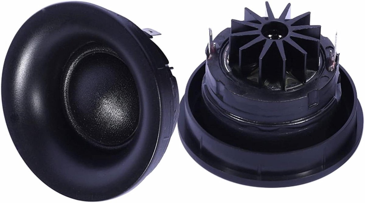 Treble Speaker - Hoogwaardige Speaker - Geluid Verbeteren - Neodymium Magneet - 57 mm Diameter - Zwart