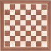 Afbeelding van het spelletje Schaakbord hout 41 cm mahonie - esdoorn zonder notatie - maat 3 (40 mm velden)