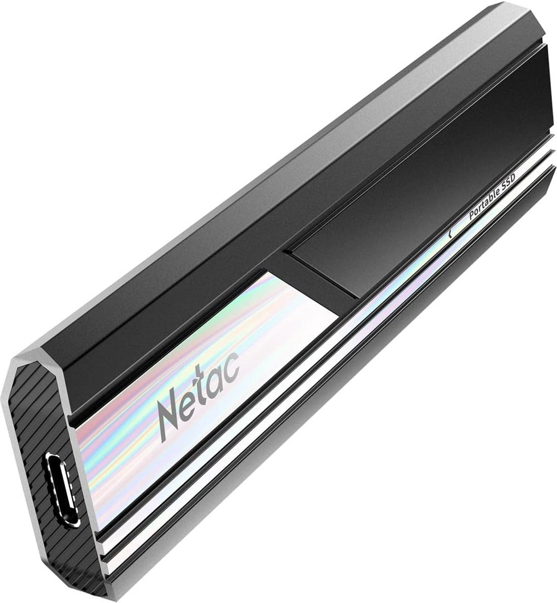 Draagbare SSD - Snelle Externe Opslag - Bestanden Overzetten - Tot 1050MB/s Snelheid - 2TB Capaciteit - Zwart
