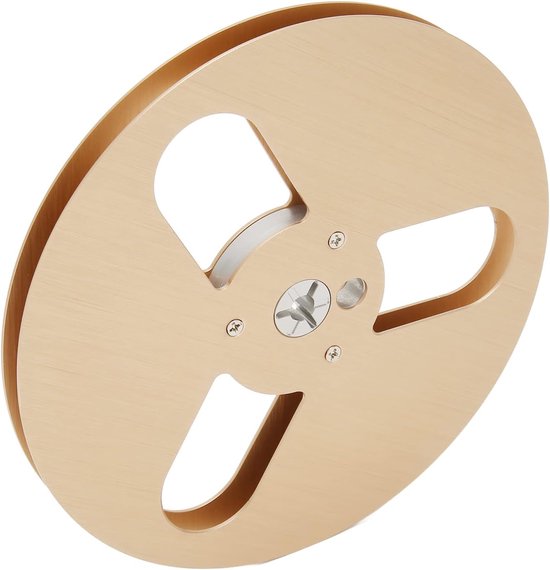 Lege Spoel - Tape Spoel - Muziek Opnemen - 3-Gats Ontwerp - 7 Inch - Goud — afbeelding 5