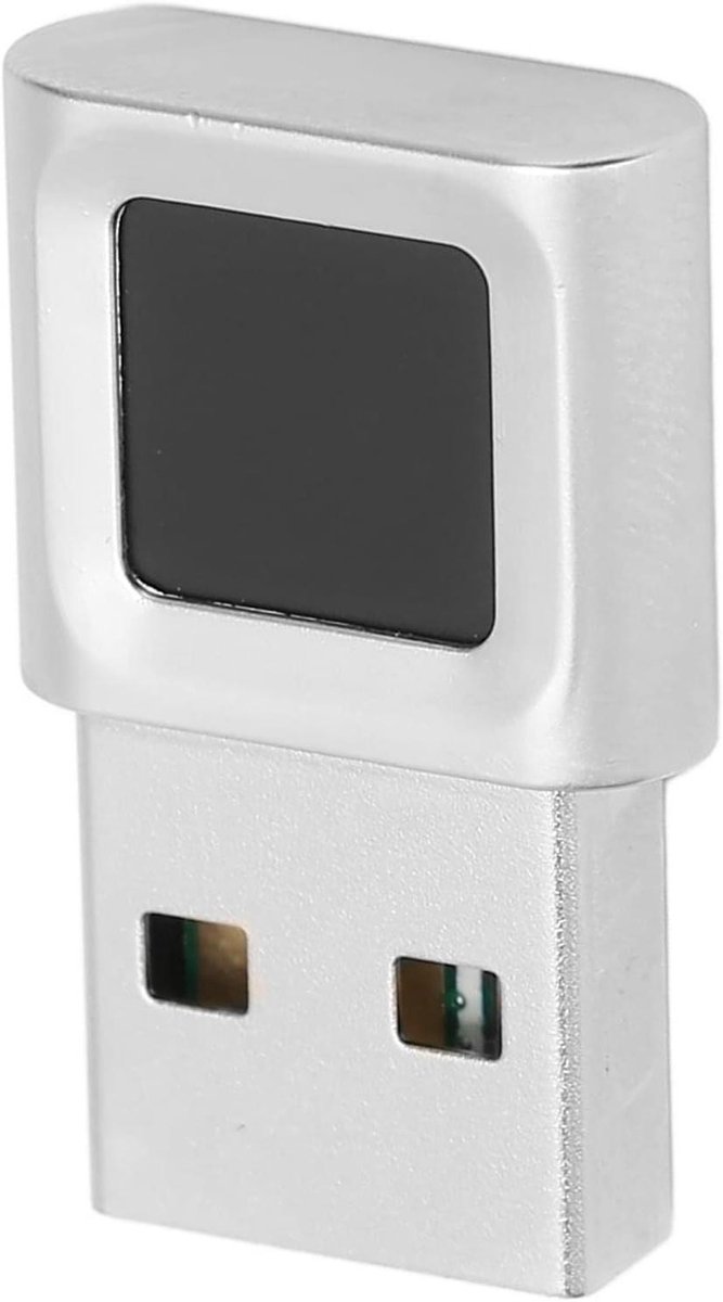 Vingerafdrukscanner - Snelle Lezer - Apparaat Beveiligen - 360 Graden Aanraking - 10 Vingerafdrukken - Zwart
