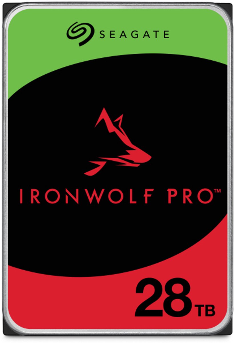 Seagate IronWolf Pro ST28000NT000 interne harde schijf 28 TB 7200 RPM 512 MB 3.5" SATA III