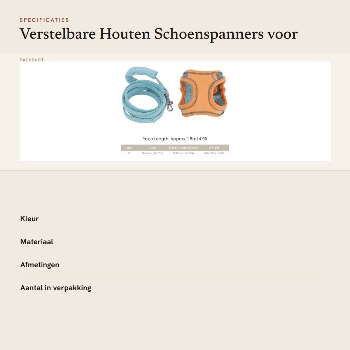 Dailygoods- Schoenspanners Verstelbaar - Anti-Vervorming - Houten Schoenbomen - 2 Stuks - Geschikt voor Dames/Heren - Roze - Kattenharnas