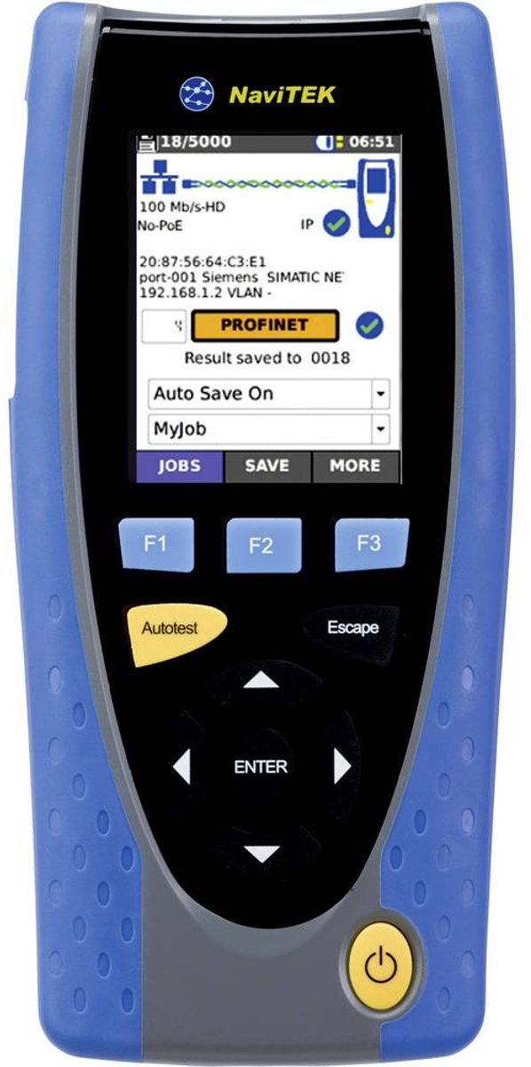 Trend Networks R151010 NaviTEK IE PROFINET-Tester Kabeltester Meetbereik: Netwerk