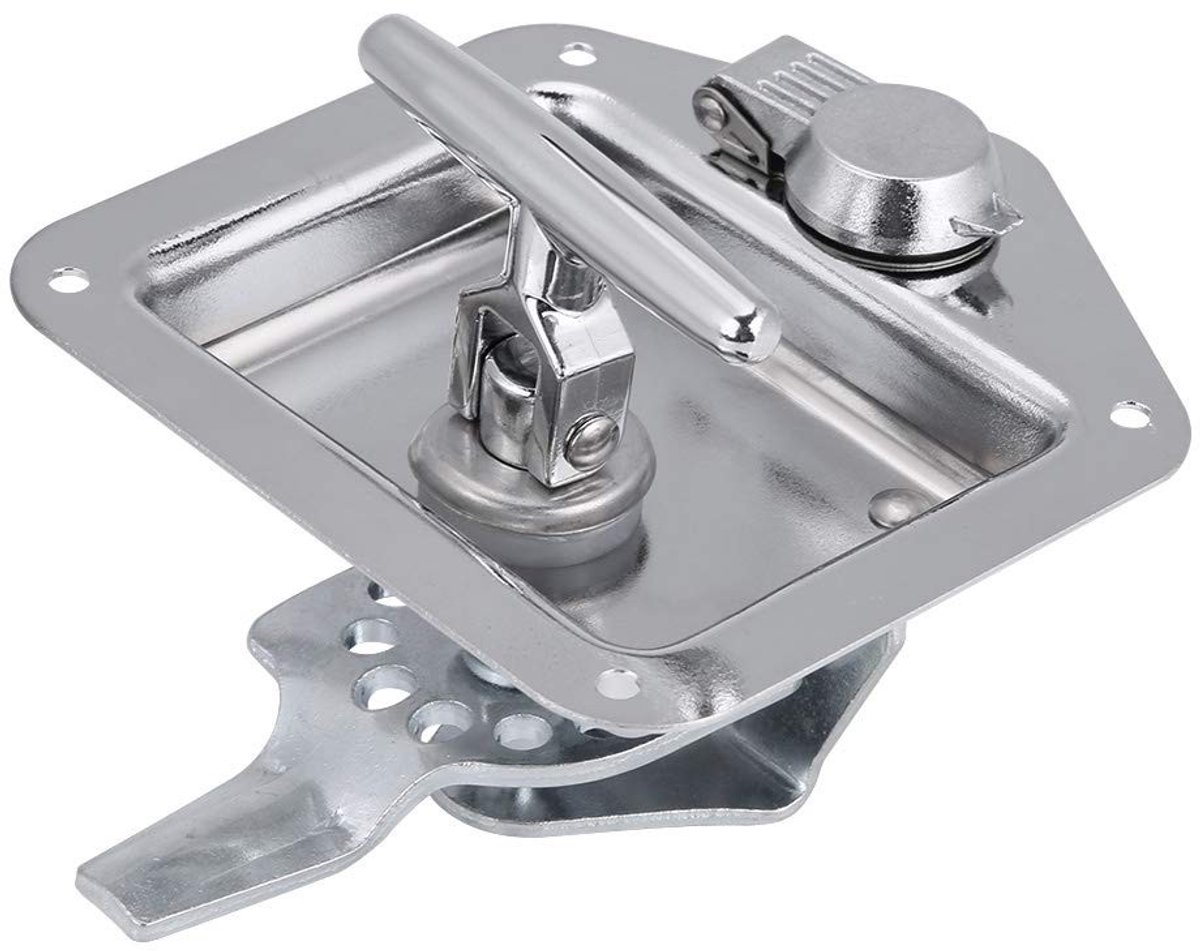 Dailygoods- Gereedschapskist Roestvrij Staal - Waterdicht - Stofdicht - Met Sleutelgat - Inclusief Sleutels - Afdichtingsprestaties - Toolbox