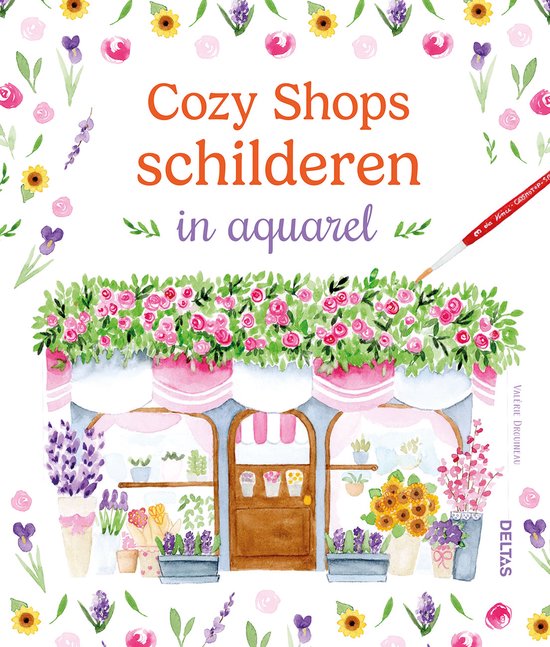 Cozy Shops schilderen in aquarel - cover
