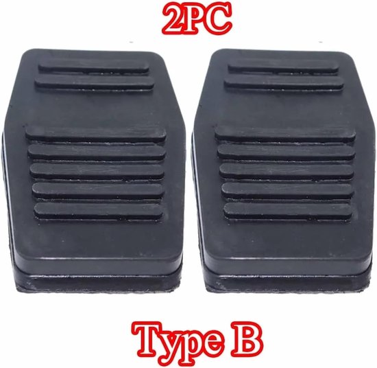 Pedaalrubber Set - Rem en koppeling - Veiliger Rijden - Verbeterde Grip - 2 Stuks - Zwart — afbeelding 5