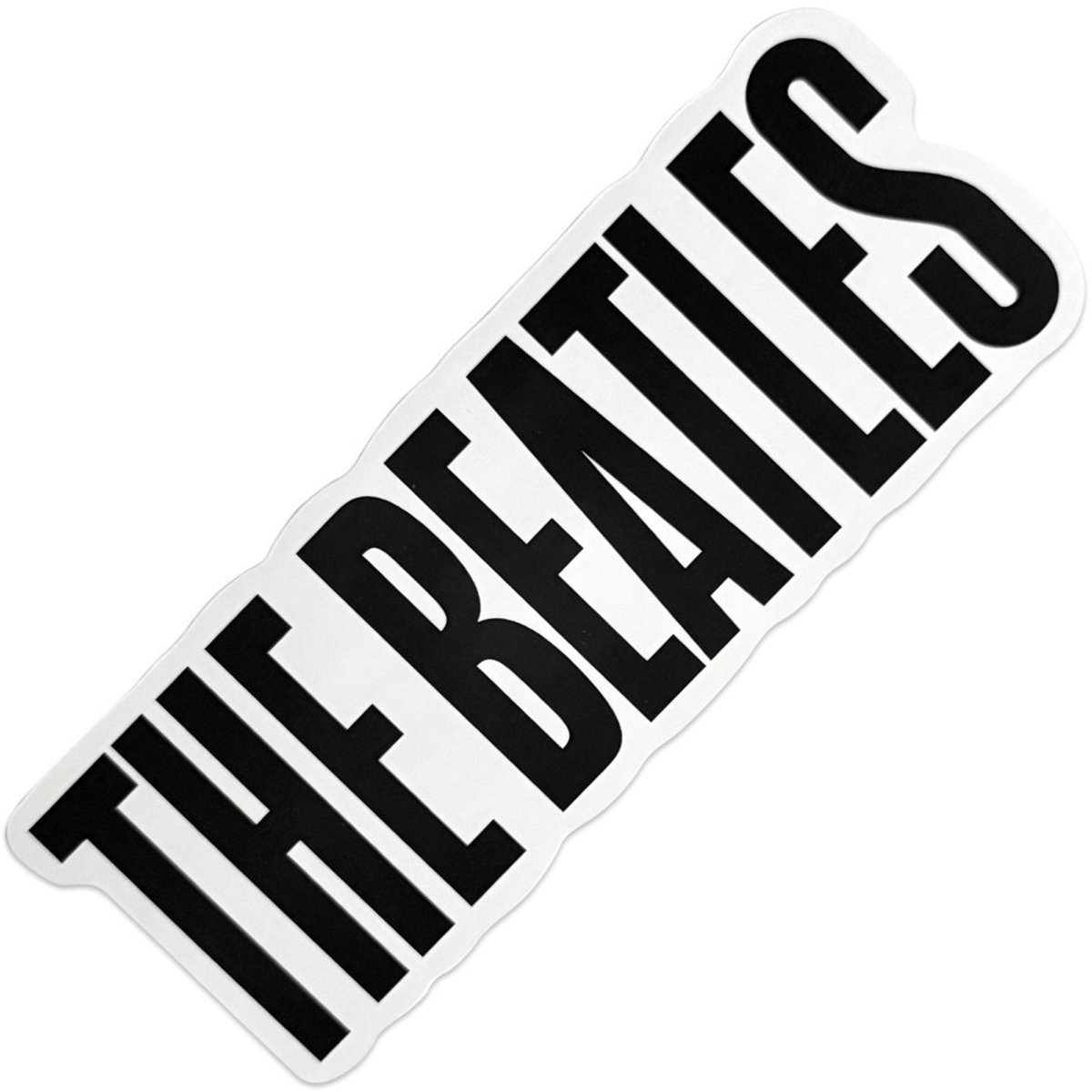 The Beatles - PPM Logo Sticker - Zwart/Wit