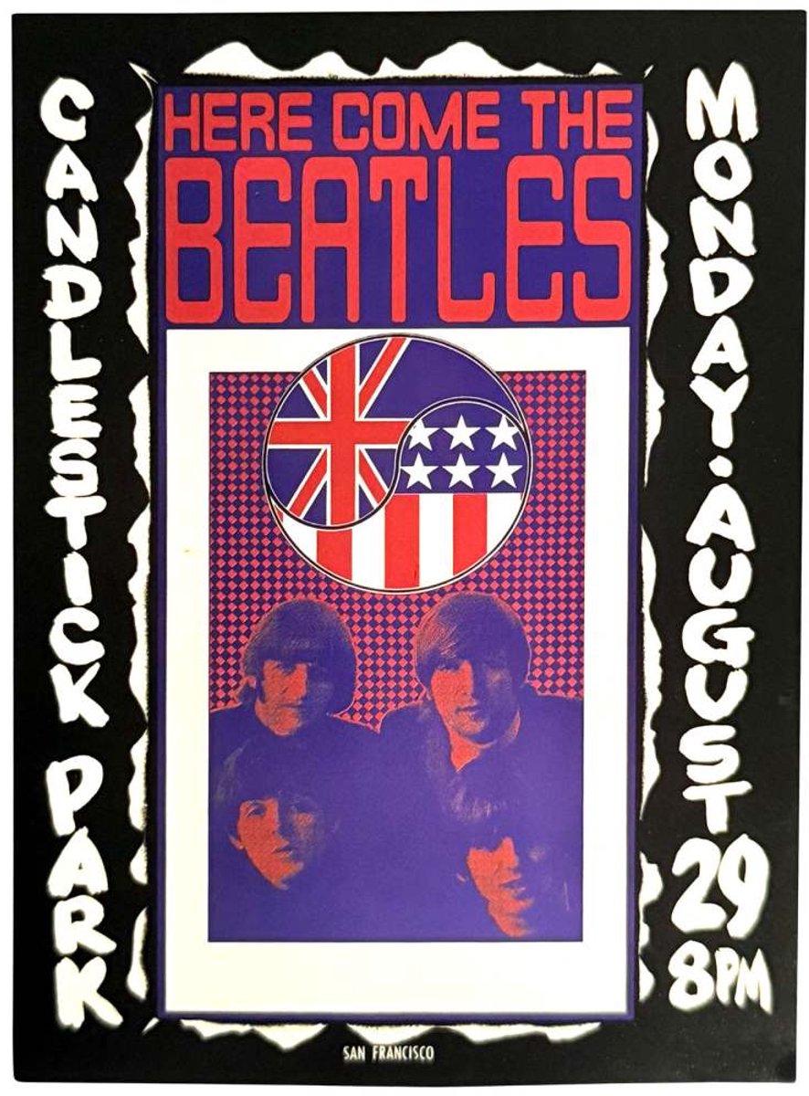 The Beatles - Candlestick Poster Sticker - Multicolours