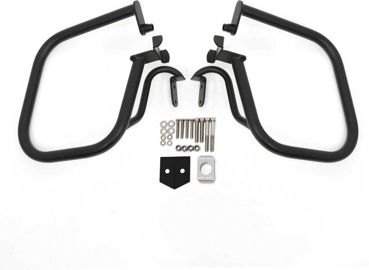 Motor Crash Bars - Frame Bescherming - Motor Beschermen - Specifiek Ontwerp - Set - Zwart