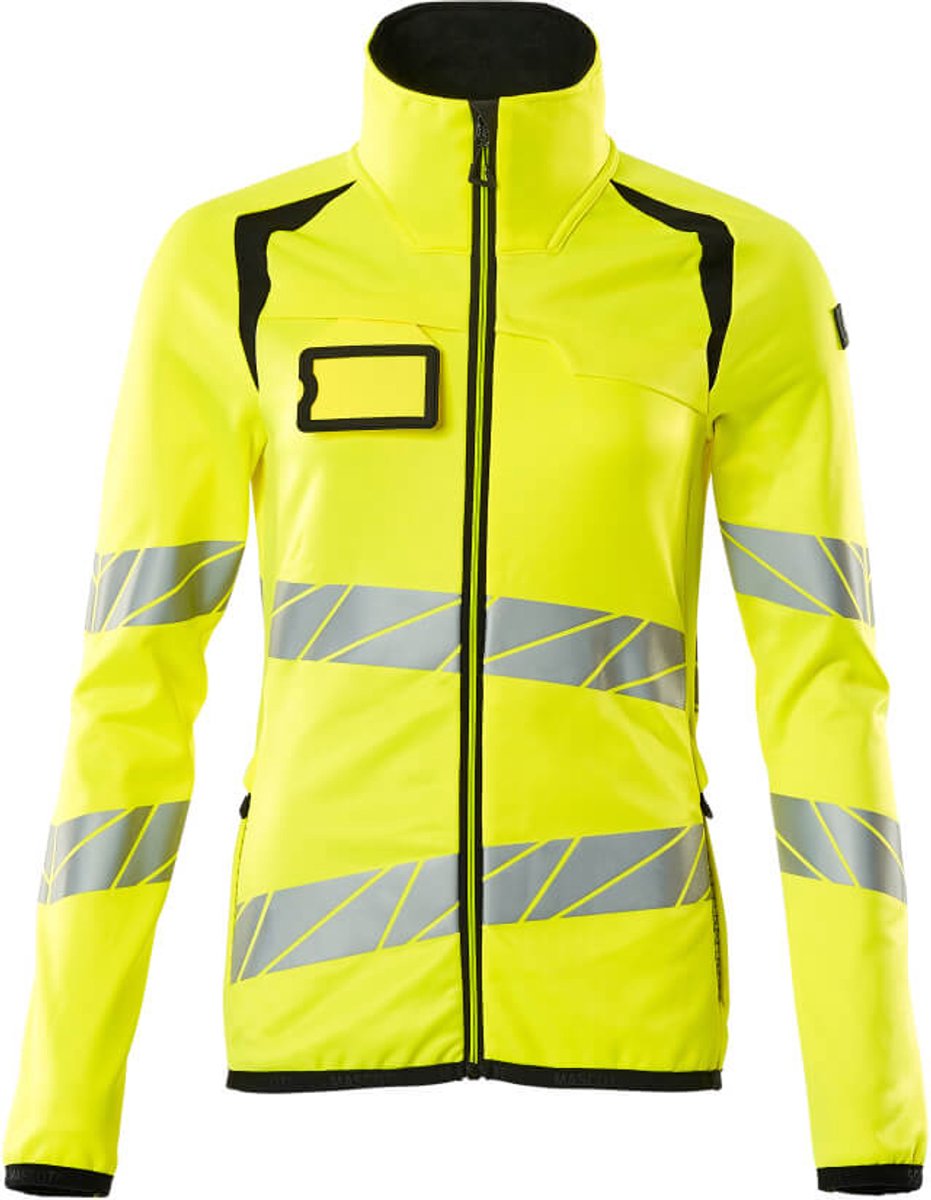 Mascot Accelerate Safe Fleecetrui met rits 19153-315 - Hi-Vis geel/zwart - L