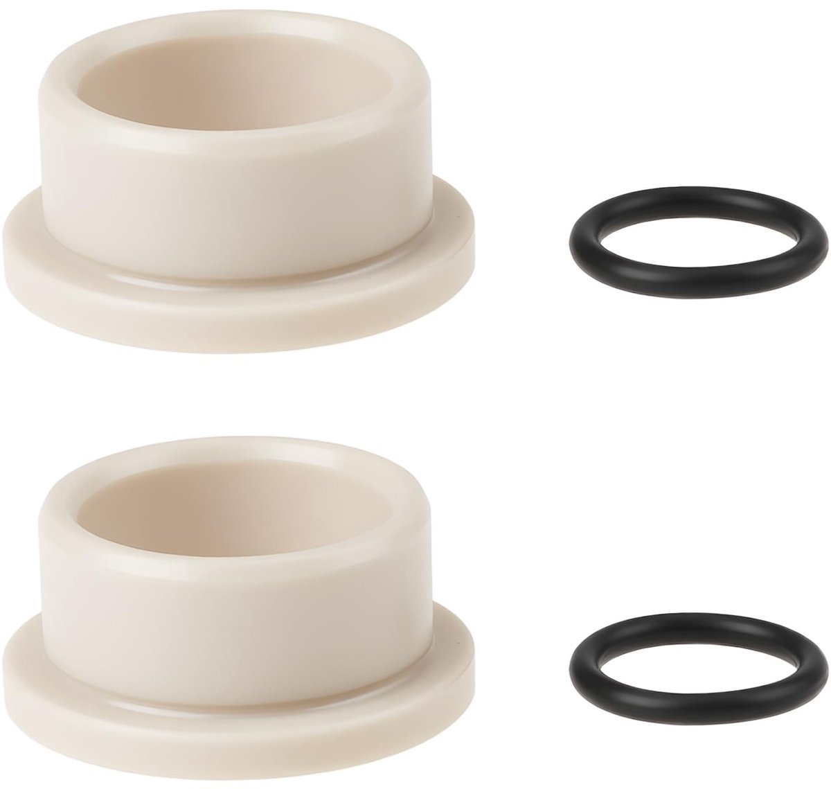 Dailygoods- Fiets Dempers - Schokabsorberend - Composiet Materiaal - 15x12x8mm/10x1,2mm - Inclusief 2 Bussen/O-ringen - Verhoogt Rijcomfort - Schokdempers