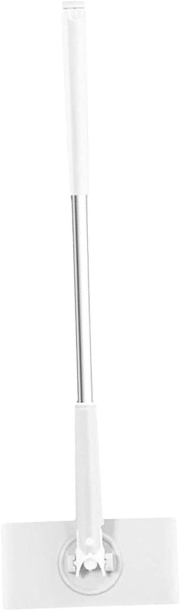 Mini Dweil Opvouwbare Reiniger Kleine Ruimtes Schoonmaken 360 Graden Roterend 71x93x115cm Wit
