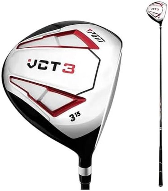 Golf Wood Club - Golf Driver Hybride - Golfspel Verbeteren - Vergrote Sweet Spot - 114.3 cm - Zwart Rood van GOLF — afbeelding 3