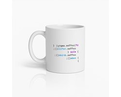 Koffiemok Programmeur - Grappige mok - Koffie moment - Uniek ontwerp - 330ml - Wit