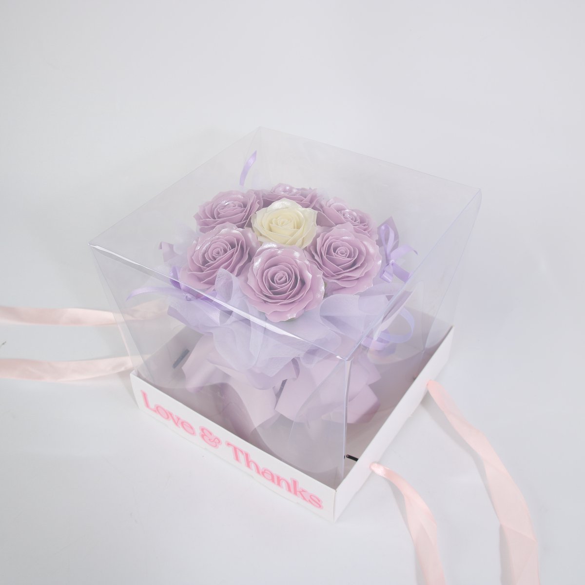 La Roselle Amsterdam Rozenboeket in Luxe Geschenkdoos – Kunstrozen Cadeau voor Haar – Inclusief Draagbox