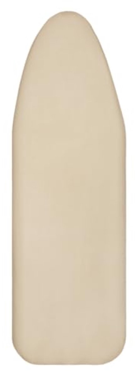 Strijkplankhoes 125-130x35-40 cm, katoen, kaki - elastische hoes met trekkoord en klittenband.