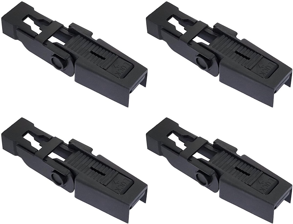 Dailygoods- Wisserblad 4 Stuks - Compatibel met Range Rover/Discovery 2 - Hoogwaardig ABS Materiaal - Duurzaam - Eenvoudige Installatie - OE DKW100020 - Ruitenwisser