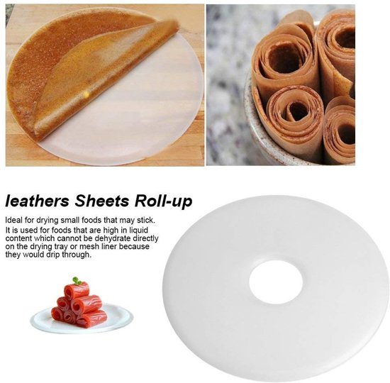 Dailygoods- Fruitrol Blad - Voedselveilige Silicone - Geschikt voor FD770/FD-660 - Diameter 31,5 cm - Flexibel - Eenvoudig te Reinigen - Dehydratorblad van Dailygoods — afbeelding 3